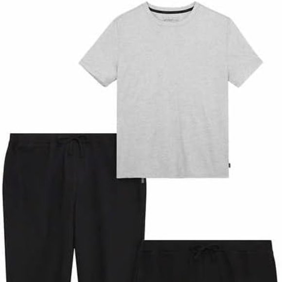 Eddie Bauer Men’s 3-Piece Lounge Set (Tee, Jogger, Shorts) - Picture 4 of 4